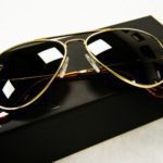 A pair of Concorde aviator sunglasses made n Randolph, Massachusetts. Source: AFP