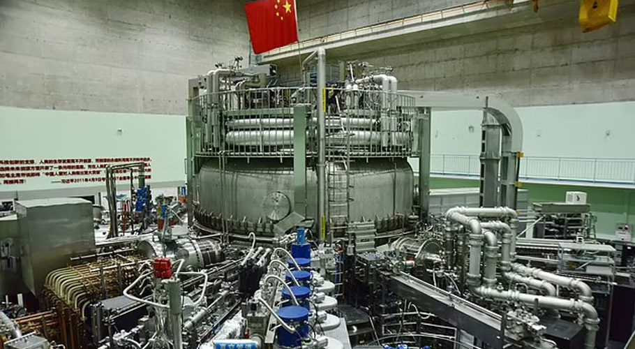 Chinese scientists hope EAST will unlock a powerful green energy source for 'limitless clean power'. Source: Daily Mail/Gettys