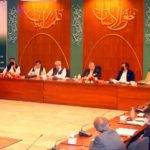Federal Minister for Finance and Revenue Shaukat Tarin chaired the meeting. Source: PID/APP