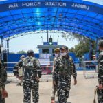Two explosions occurred outside the high-security Jammu Air Force Station. Source: Indian Express