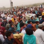 The people of JaniKhel have been protesting against killing of a tribal elder. Source: Twitter