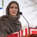 Angelina Jolie is a special envoy for the UNHCR. Source: AFP