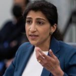 Lina M. Khan testifies on Capitol Hill. Source: Reuters