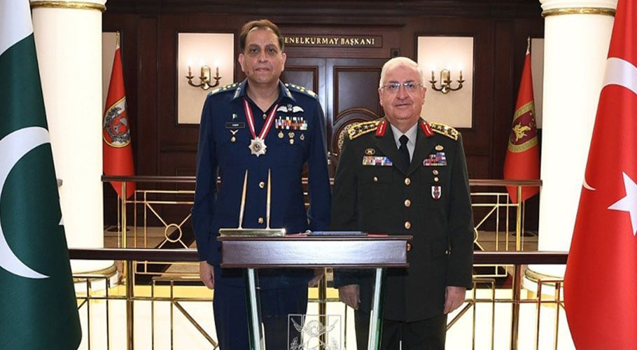 Chief of Air Staff was also awarded Legion of Merit. Source: ISPR
