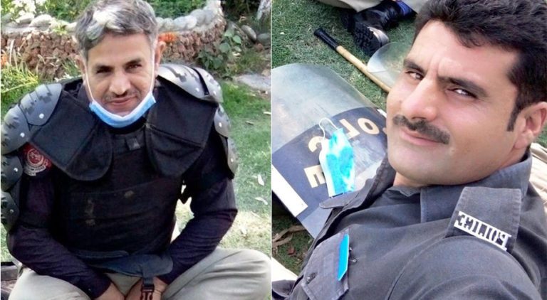 The policemen were shot dead in Mardan. Source: Twitter/Online