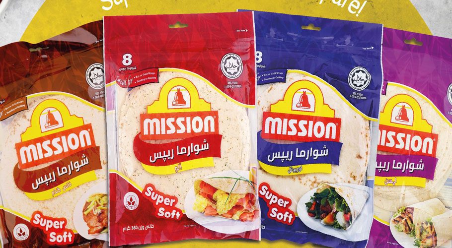 Samrah Enterprises has introduced Shawarma Wraps of Missions Foods to Pakistan. Source: Supplied.