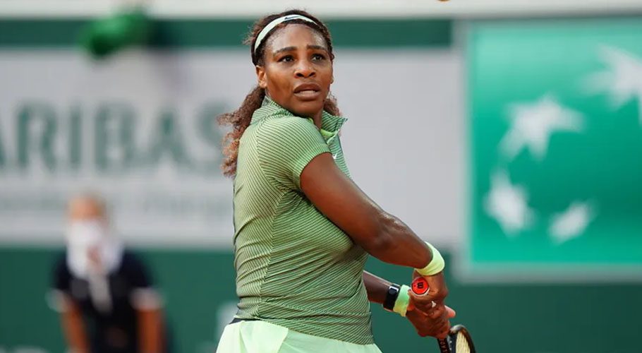 Serena Williams in action during her match against Elena Rybakina at the French Open. Source: Roland Garros