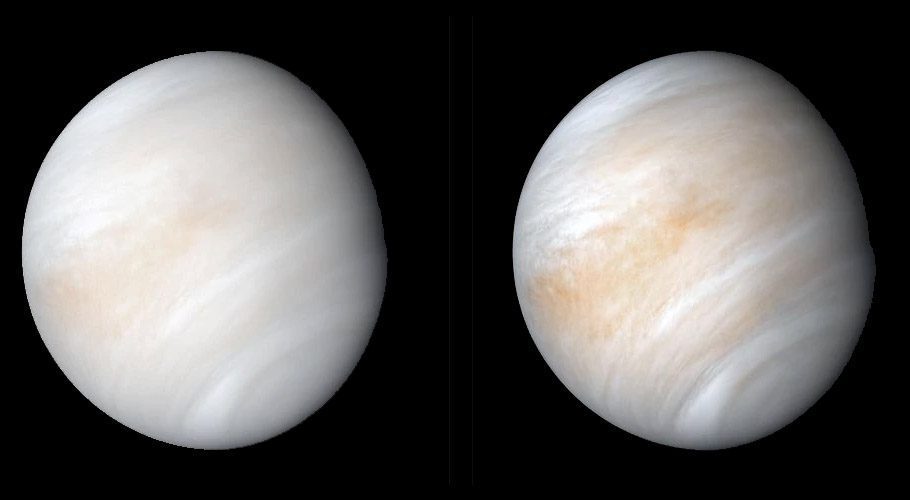 NASA's Mariner 10 spacecraft on February 7, 1974, captured this seemingly peaceful view of Venus: Source: NASA/Reuters