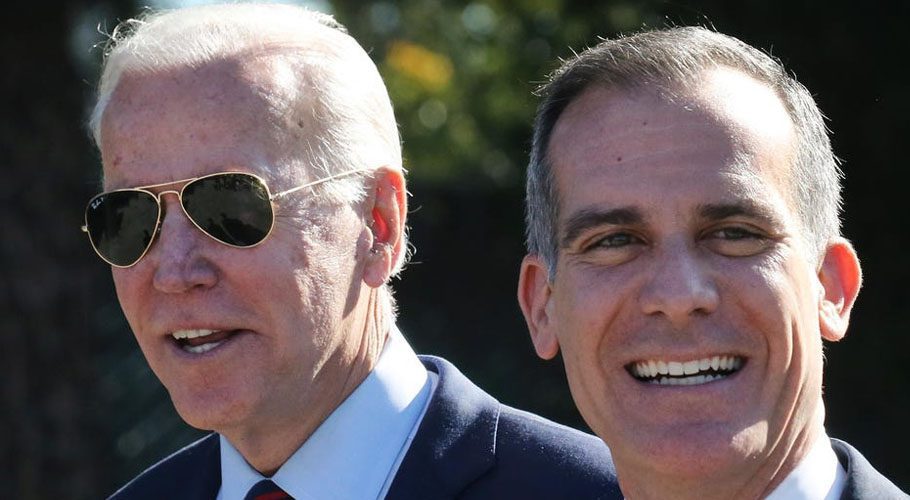 WASHINGTON (Reuters): United States President Joe Biden is planning to announce selecting Los Angeles Mayor Eric Garcetti as his ambassador to India.