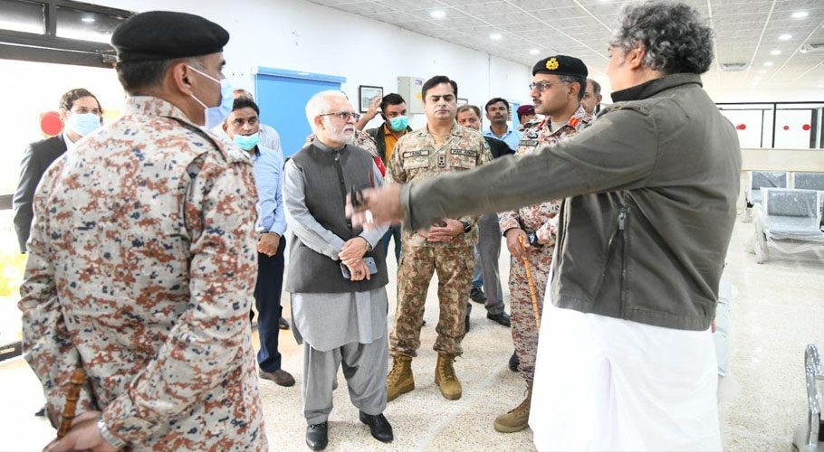 Special Assistant to Prime Minister (SAPM) on Maritime Affairs Mahmood Moulvi and Federal Minister for Maritime Affairs Ali Zaidi