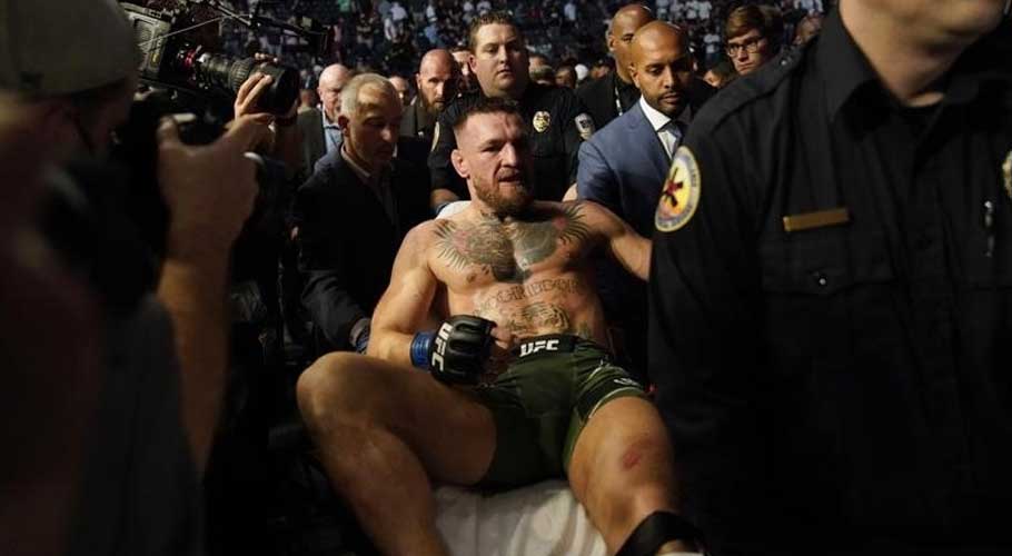 "This isn't over," said McGregor after suffering a horrific leg injury.