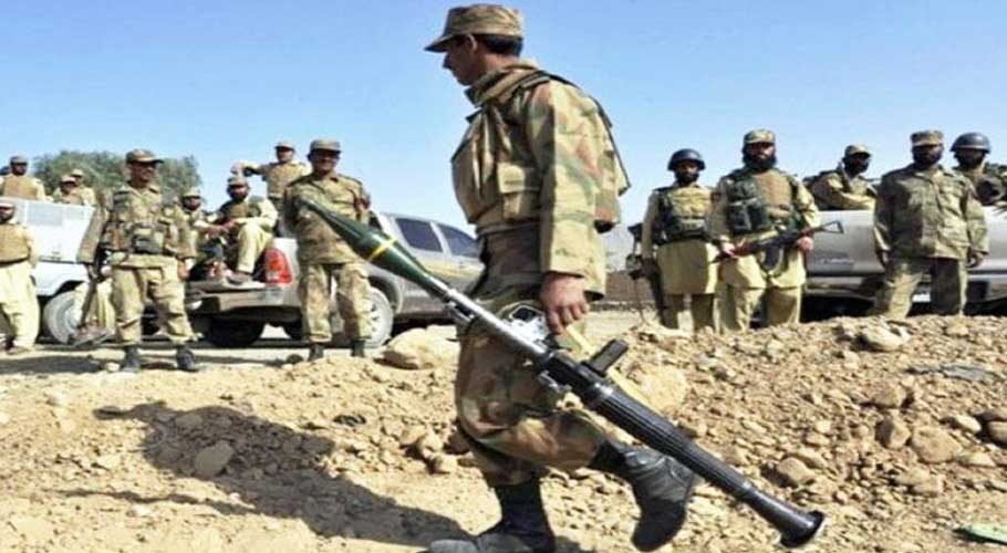 Three terrorists were killed in an intense exchange of fire.
