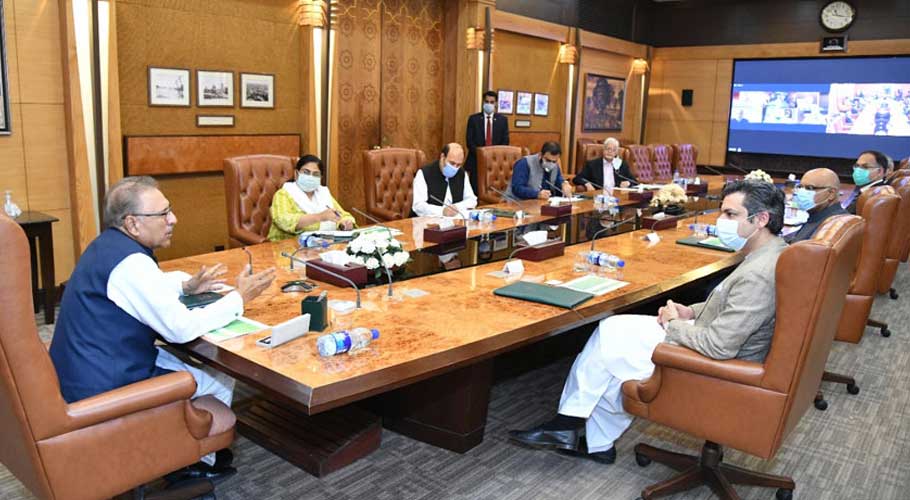 He was chairing a meeting about water situation in Karachi