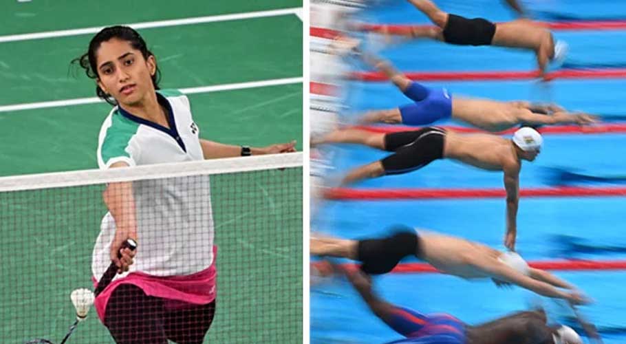 Mahoor Shahzad in Badminton and Haseeb Tariq in Swimming