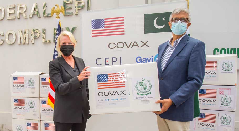 Total donated jabs from US stand at 5.5 million.