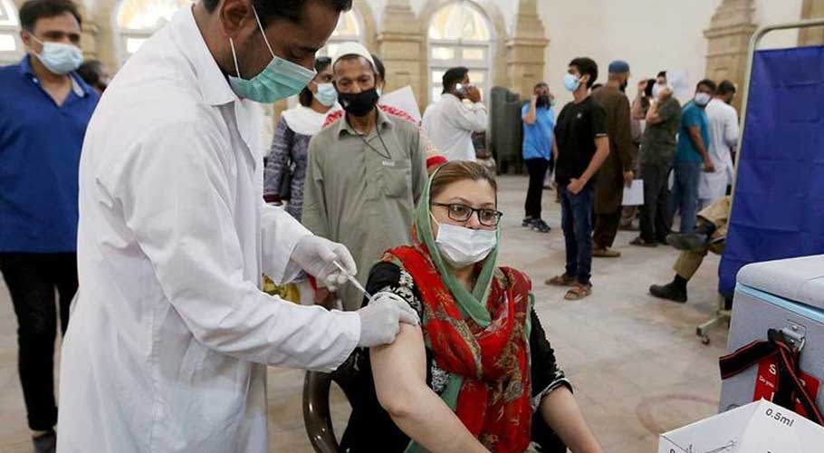 more than 14% of the population has been partially vaccinated