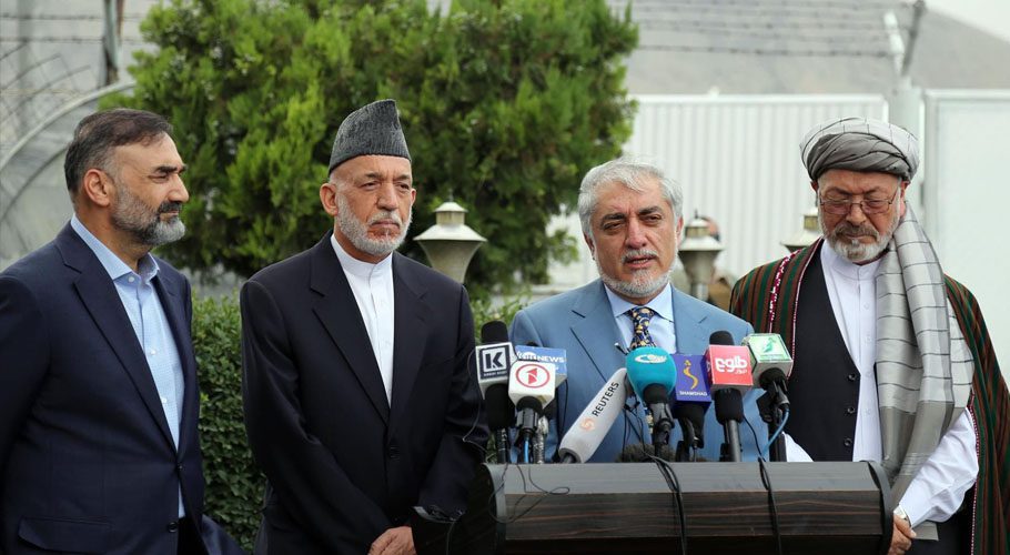 Dr Abdullah, Chair of the HCNR left for Qatar to engage in peace talks with Taliban. Source: Twitter
