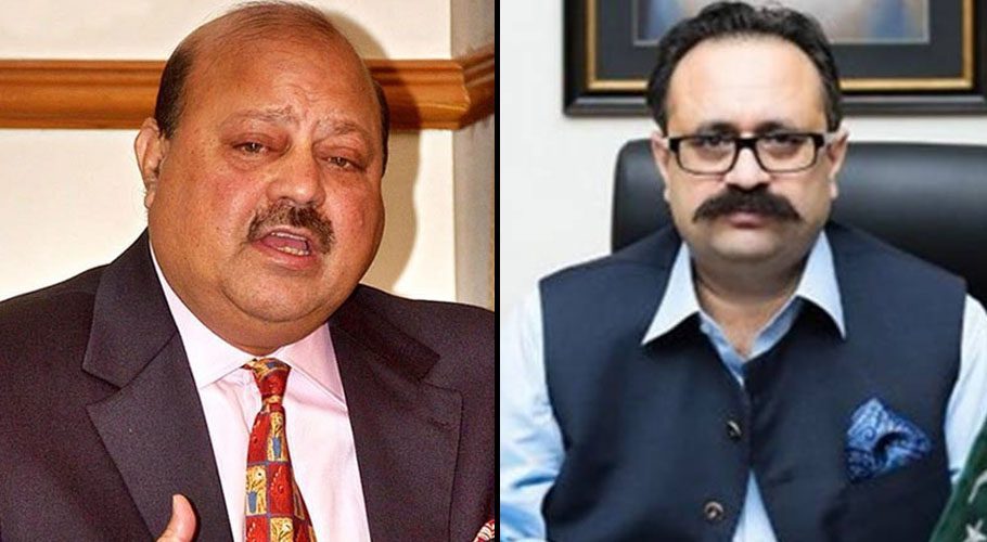 Sardar Tanveer Ilyas (right) and Barrister Sultan Mehmood (left) are the front-runners for post of AJK Prime Minister. Source: FILE.