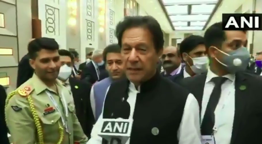 The prime minister, responded to the question by an Indian journalist. Source: Screengrab/ANI.