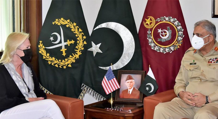 US Charge d’ Affairs to Pakistan called on Chief of Army Staff General Qamar Javed Bajwa. Source: ISPR
