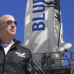 Jeff Bezos is set to join the astronaut club on the first crewed launch by Blue Origin. Source: AFP