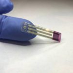 The scientists developed a non-invasive, printable saliva test strip for diabetics. Source: Reuters