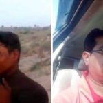 The engineer was seen threatening a Hindu boy in Thar. Source: Twitter.