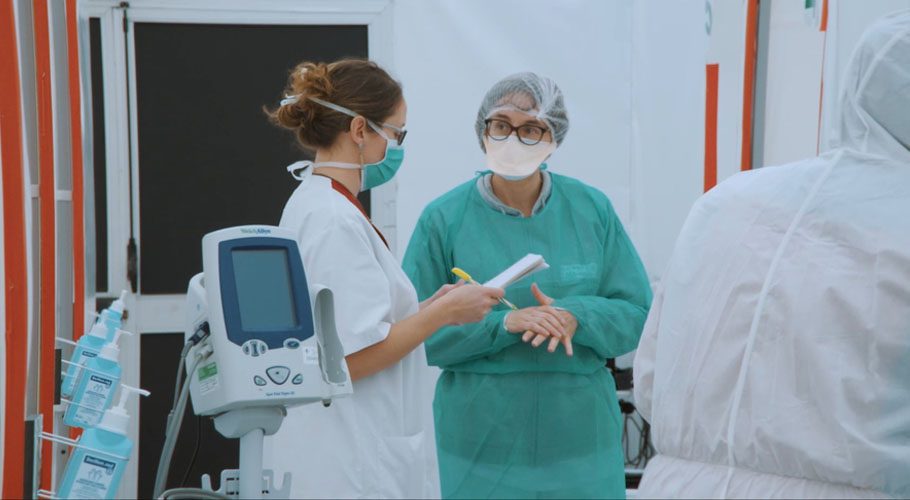 The woman, who was treated at a hospital in Aalst near Brussels, had not been vaccinated