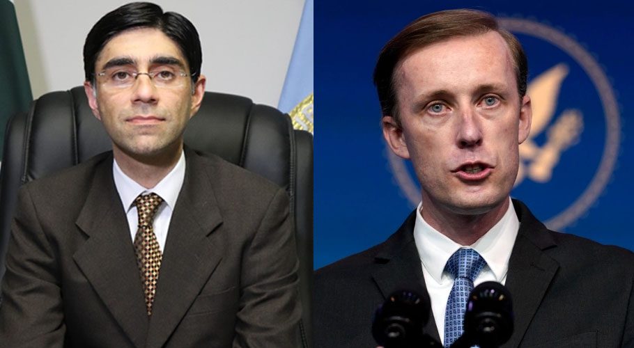 National Security Adviser (NSA) Dr Moeed Yusuf met his US counterpart Jake Sullivan in Washington.