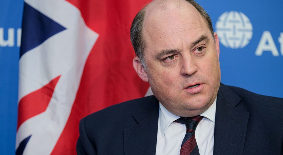 Defence Minister Ben Wallace Wallace recognised the prospect of the UK working with the Taliban. Source: Atlantic Council.
