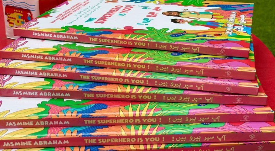 Jasmine Abraham shared that her book's name is 'The superhero is you!' (Photo: Jasmine Abraham)