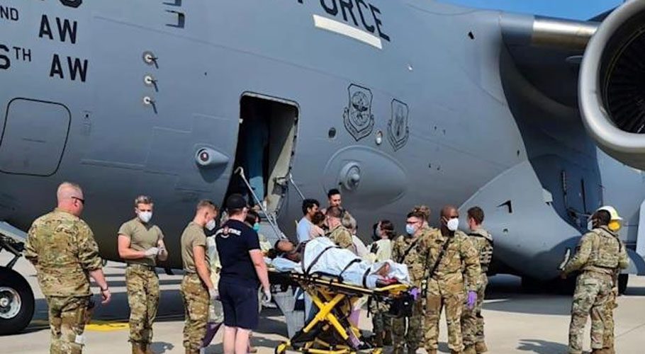 Biden said the operation should have minimal impact on commercial flights (PHOTO: YAHOO NEWS)