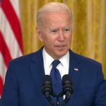 Biden said he would pursue and hunt down terrorists, leaving no one behind. (Photo: CNBC)
