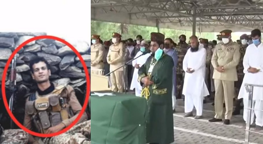 It may be recalled that earlier a vehicle of security forces collided with a landmine in Balochistan (PHOTO: ISPR)