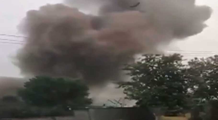 The injured people were shifted to a hospital. (Source: DawnNewsTV)