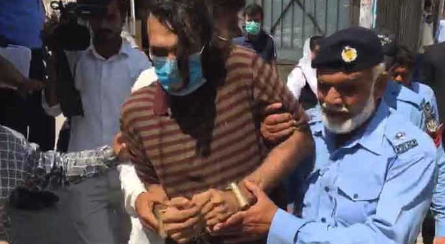 Accused was presented following expiration of previous remand. (Source: Screengrab)
