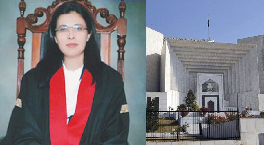 Justice Ayesha Malik is currently the serving in the Lahore High Court. Source: LHC.