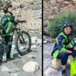 Samar Khan reached K2 base camp on a cycle. Source: Instagram,.