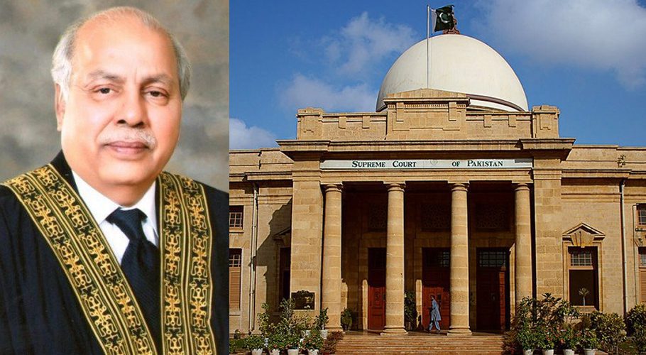 A three-member bench of judges headed by the Chief Justice will hear important cases related to Karachi. (Photo: SAMAA, Express Tribune)