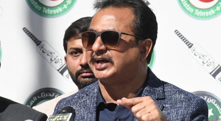 Haleem Adil Shaikh has resigned as Senior Vice President of PTI Sindh. Source: FILE.
