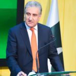 Foreign Minister Shah Mahmood Qureshi was addressing virtually the ministerial meeting of Afghanistan's neighbours. Source: APP/PID.