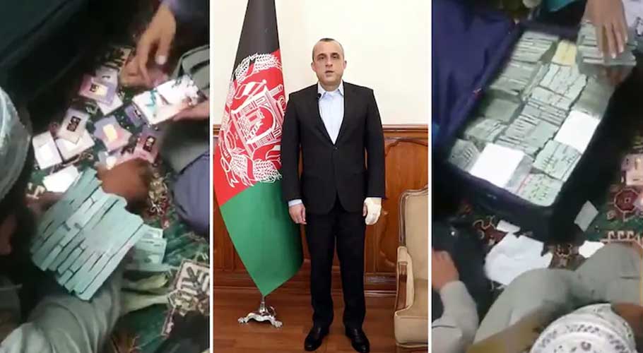 Taliban claim they raided Amrullah Saleh's home. (Source: India Today)