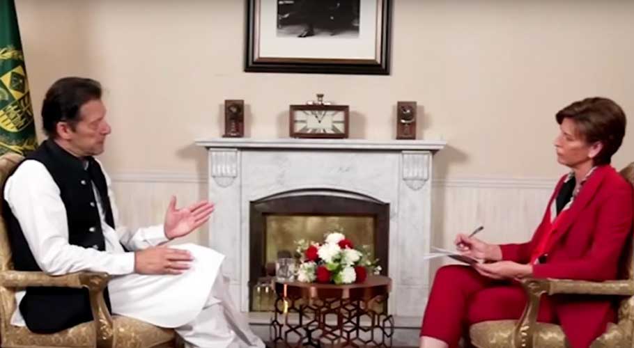 PM Khan called the Haqqanis a 'Pashtun tribe'. (Source: CNN)