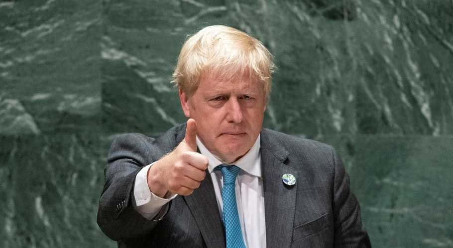 Boris Johnson highlights PM Khan’s project. (Source: Reuters)