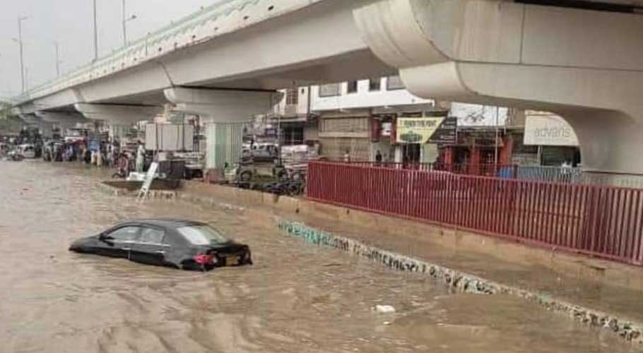 Cyclone Gulab 2,220kms away from Karachi. (Source: Twitter)