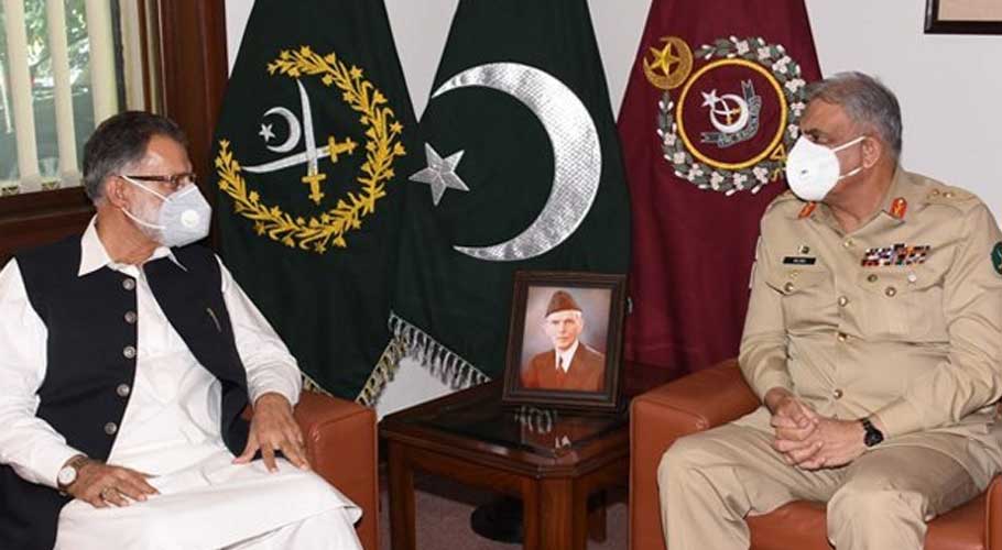 AJK premier appreciated Pakistan Army's contribution. (Source: Express)