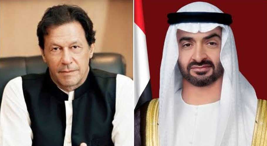 PM Imran, Mohamed Bin Zayed discuss current Afghan situation. (Source: APP)