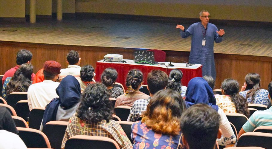 Dr. Ilyas stated that education should be the topmost priority (IBA)