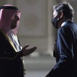 Blinken is meeting Qatari leaders to thank for support in the Afghanistan evacuation. Source: Reuters