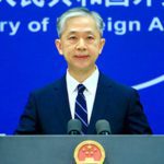 Foreign Ministry spokesperson Wang Wenbin was addressing a regular press conference. Source: Chinese MOFA.